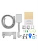 WONZON & WOGHAND Смеситель для ванны с душем CUBE 2.0, Хром (WW-88037068-CR) WW-88037068-CR