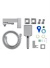WONZON & WOGHAND Смеситель для ванны с душем CUBE, Хром (WW-88639016-CR) WW-88639016-CR