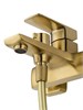 WONZON & WOGHAND Смеситель для ванны с душем EDGE, Брашированное золото (WW-88639003A-BG) WW-88639003A-BG