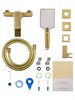 WONZON & WOGHAND Смеситель для ванны с душем EDGE, Брашированное золото (WW-88639003A-BG) WW-88639003A-BG