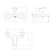 WONZON & WOGHAND Смеситель для ванны с душем LUMIA, Хром (WW-815523-CR) WW-815523-CR