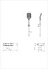 WONZON & WOGHAND Смеситель для ванны с душем Shelf, Белый матовый (WW-B2551-MW) WW-B2551-MW