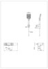 WONZON & WOGHAND Смеситель для ванны с душем Shelf, Брашированное золото (WW-B2551-BG) WW-B2551-BG