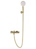 WONZON & WOGHAND Смеситель для ванны с душем STICK, Брашированное золото (WW-88639017-BG) WW-88639017-BG