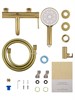 WONZON & WOGHAND Смеситель для ванны с душем STICK, Брашированное золото (WW-88639017-BG) WW-88639017-BG