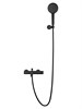 WONZON & WOGHAND Смеситель для ванны с душем STICK, Черный матовый (WW-88639017-MB) WW-88639017-MB