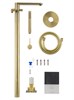 WONZON & WOGHAND Смеситель для ванны напольного монтажа STICK, Брашированное золото (WW-88649901-BG) WW-88649901-BG