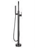 WONZON & WOGHAND Смеситель для ванны напольного монтажа STICK, Темный графит (WW-88649017-BGM) WW-88649017-BGM