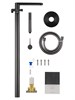 WONZON & WOGHAND Смеситель для ванны напольного монтажа STICK, Темный графит (WW-88649901-BGM) WW-88649901-BGM