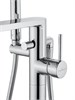 WONZON & WOGHAND Смеситель для ванны напольного монтажа STICK, Хром (WW-88649901-CR) WW-88649901-CR
