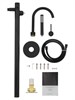 WONZON & WOGHAND Смеситель для ванны напольного монтажа STICK, Черный матовый (WW-88649017-MB) WW-88649017-MB