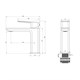 WONZON & WOGHAND Смеситель для раковины DIAMOND, Хром (WW-88139011-CR) WW-88139011-CR