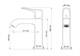 WONZON & WOGHAND Смеситель для раковины FLEX, Хром (WW-88018072-CR) WW-88018072-CR