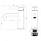 WONZON & WOGHAND Смеситель для раковины STICK, Хром (WW-88139017-CR) WW-88139017-CR