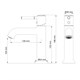 WONZON & WOGHAND Смеситель для раковины TOR, Розовое золото (WW-88018073-RG) WW-88018073-RG