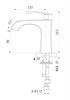 WONZON & WOGHAND Смеситель для раковины TRIUMPH, Хром (WW-561101-CR) WW-561101-CR