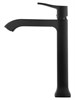 WONZON & WOGHAND Смеситель для раковины высокий FLEX, Черный матовый (WW-88019072-MB) WW-88019072-MB