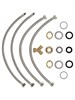 WONZON & WOGHAND Смеситель для раковины высокий LOOP, Черный матовый (WW-131-00-508) WW-131-00-508