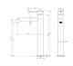 WONZON & WOGHAND Смеситель для раковины высокий , Хром (WW-H1064-CR) WW-H1064-CR
