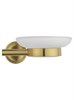 WONZON & WOGHAND Мыльница с держателем WONZON & WOGHAN SIMPLE, Брашированное золото (WW-6522-BG) WW-6522-BG