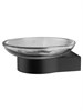 WONZON & WOGHAND Мыльница с держателем CARBON, Черный (WW-7722) WW-7722