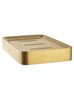 WONZON & WOGHAND Мыльница с держателем LOTTE, Брашированное золото (WW-8324-BG) WW-8324-BG