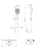 WONZON & WOGHAND Смеситель для душа Onix, Хром (WW-B2551-A-CR) WW-B2551-A-CR