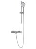 WONZON & WOGHAND Смеситель для ванны с душем и термостатом SOLID, Хром (WW-C2011-A-CR) WW-C2011-A-CR