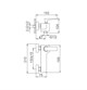 WONZON & WOGHAND Смеситель для душа SHARK, Хром (WW-484101-CR) WW-484101-CR