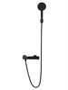 WONZON & WOGHAND Смеситель для душа с встроенным изливом MUSE Corno, Черный матовый (WW-A30902-MB) WW-A30902-MB