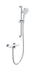 WONZON & WOGHAND Смеситель для душа с гарнитуром ClickPlate, Хром (WW-B2052-A-CR) WW-B2052-A-CR