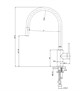 WONZON & WOGHAND Смеситель для кухни с выдвижным изливом Хром (WW-422902-CR) WW-422902-CR
