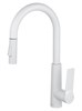 WONZON & WOGHAND Смеситель для кухни с выдвижным изливом , Белый матовый (WW-A20782-MW) WW-A20782-MW