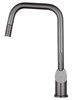 WONZON & WOGHAND Смеситель для кухни с выдвижным изливом , Темный графит (WW-6018-BGG) WW-6018-BGG