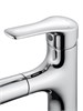 WONZON & WOGHAND Смеситель для раковины с выдвижным изливом , Хром (WW-AE4151-CR) WW-AE4151-CR