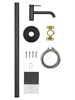 WONZON & WOGHAND Смеситель для раковины напольного монтажа STICK, Темный графит (WW-88649905-BGM) WW-88649905-BGM