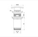 WONZON & WOGHAND Донный клапан для раковины 1 1/4 , Белый матовый (WW-88SS08-MW) WW-88SS08-MW