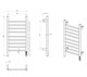 WONZON & WOGHAND Полотенцесушитель электрический BONN, Хром (WW-AL4094-CR) WW-AL4094-CR