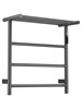 WONZON & WOGHAND Полотенцесушитель электрический с полкой BONN, Темный графит (WW-AL402-GM) WW-AL402-GM