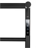 WONZON & WOGHAND Полотенцесушитель электрический с полкой BONN, Черный матовый (WW-AL402-MB) WW-AL402-MB