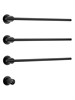 WONZON & WOGHAND Полотенцесушитель электрический встраиваемый DORTMUND, Черный матовый (WW-A363-MB) WW-A363-MB