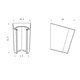 WONZON & WOGHAND Настенный держатель для душа , Розовое золото (WW-5F1002-RG) WW-5F1002-RG