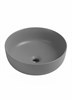 WONZON & WOGHAND Накладная раковина круглая ERIE, серый матовый (WW-RN4076-MG) WW-RN4076-MG
