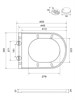 WONZON & WOGHAND Унитаз подвесной безободковый NILE, серый матовый (WW-UP2210-MG) WW-UP2210-MG