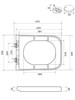 WONZON & WOGHAND Унитаз подвесной безободковый RONA, белый матовый (WW-UP2216-MW) WW-UP2216-MW