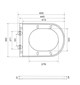 WONZON & WOGHAND Сиденье для унитаза , Белый глянцевый (WW-S2210-GW) WW-S2210-GW