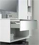 SANVIT КОНТУР Тумба подвесная для ванной комнаты , 1 выдвижной ящик, 1 открытая ниша (раковина r9075d) kkont075w
