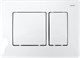 AZARIO Кнопка смыва двойная, белый (AZ-8200-0032) AZ-8200-0032/P43-0130-0025