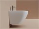 CERAMICA NOVA Подвесное биде Метрополь (Metropol), 1 отверстие под смеситель, с крепежом для полностью скрытого монтажа, цвет белый матовый CN4003MW