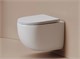 CERAMICA NOVA Подвесной унитаз Пик (UP) безободковый, смыв Торнадо, с крепежом для полностью скрытого монтажа, ультратонким сидением с функцией быстрого снятия и крышкой с функцией плавного закрытия, цвет белый матовый CN4007MW
